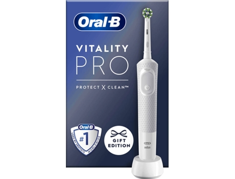 Escova de Dentes Elétrica ORAL-B Vitality Pro Cross Action W Branco