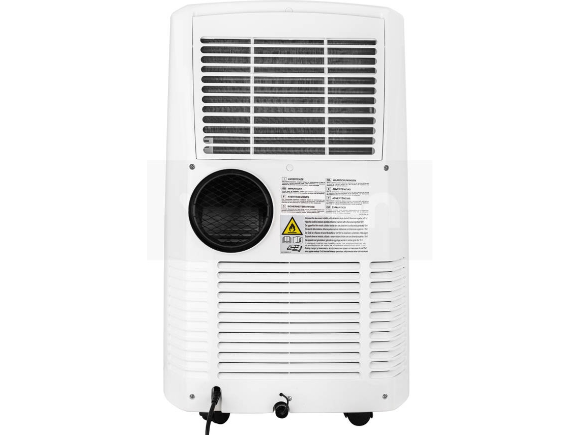 Ar Condicionado Portátil DELONGHI Pac EL98 Eco Real Feel (18 m² - 11000 BTU - Branco)