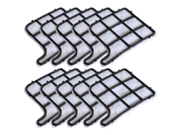 Lurelia Conjunto De 10 Filtros Hepa Para Aspirador Pó Folletto Vorwerk Kobold Vk135 Vk136 Vk369 Uso Doméstico E Na Cozinha