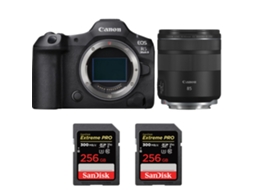 Eos R5 Mark Ii + Rf 85mm F/2 Macro Is Stm + 2 Sandisk 256gb Uhs ii 300mb/s + Ebook “20 Dicas para Fotos Que Impressionam” CANON