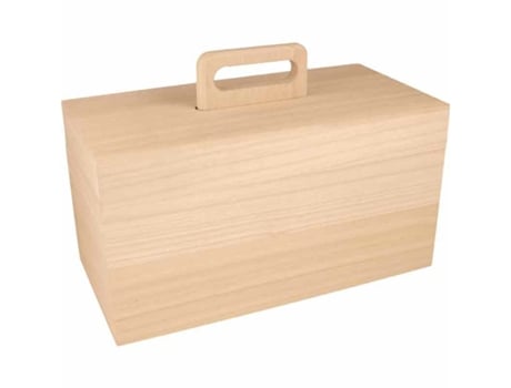 Caixa de arrumação com tabuleiro amovível - 30 x 15 x 20,5 cm Artemio
