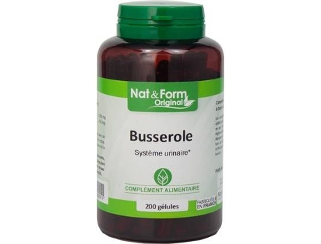 Suplemento Alimentar NAT & FORM Bearberry (200 cápsulas)