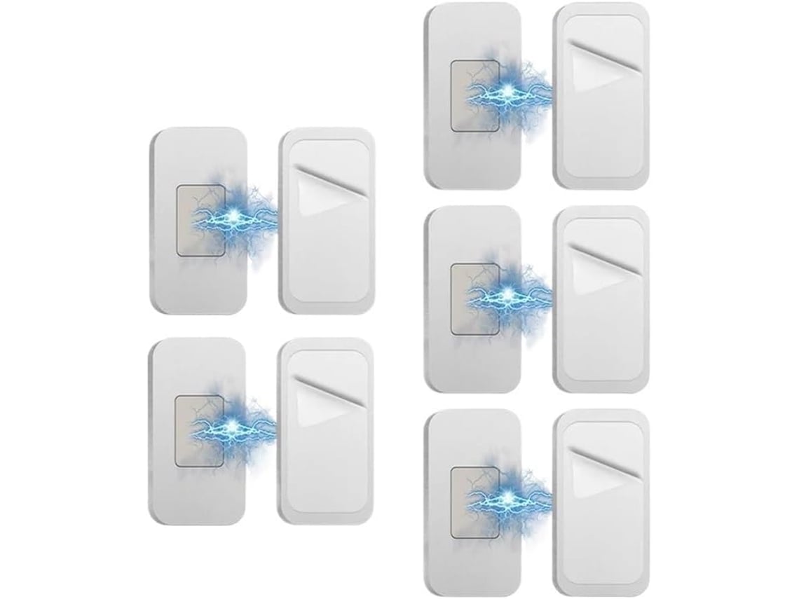 Conjunto De 10 Fechos Magnéticos Autoadesivos Invisíveis Portas Armários E Móveis Prateado