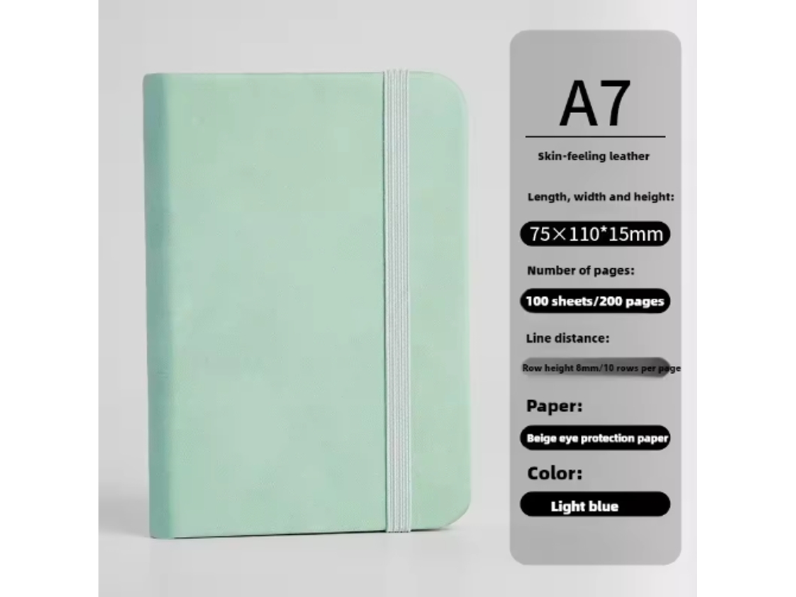 Mini Notebook A7 Notebook Pequeno Notebook Portátil Brilvibera