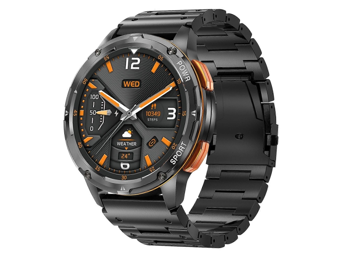 Smartwatch AK59 com tela AMOLED de 1,43 polegadas e monitor de frequência cardíaca e oxigênio no sangue. Ly Ebike