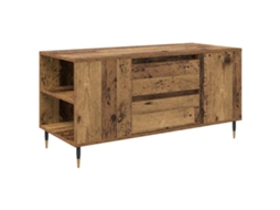 Conjunto de 2 Mesas de Centro com Gaveta Madeira Antiga 102x44,5x50 cm MAISON EXCLUSIVE