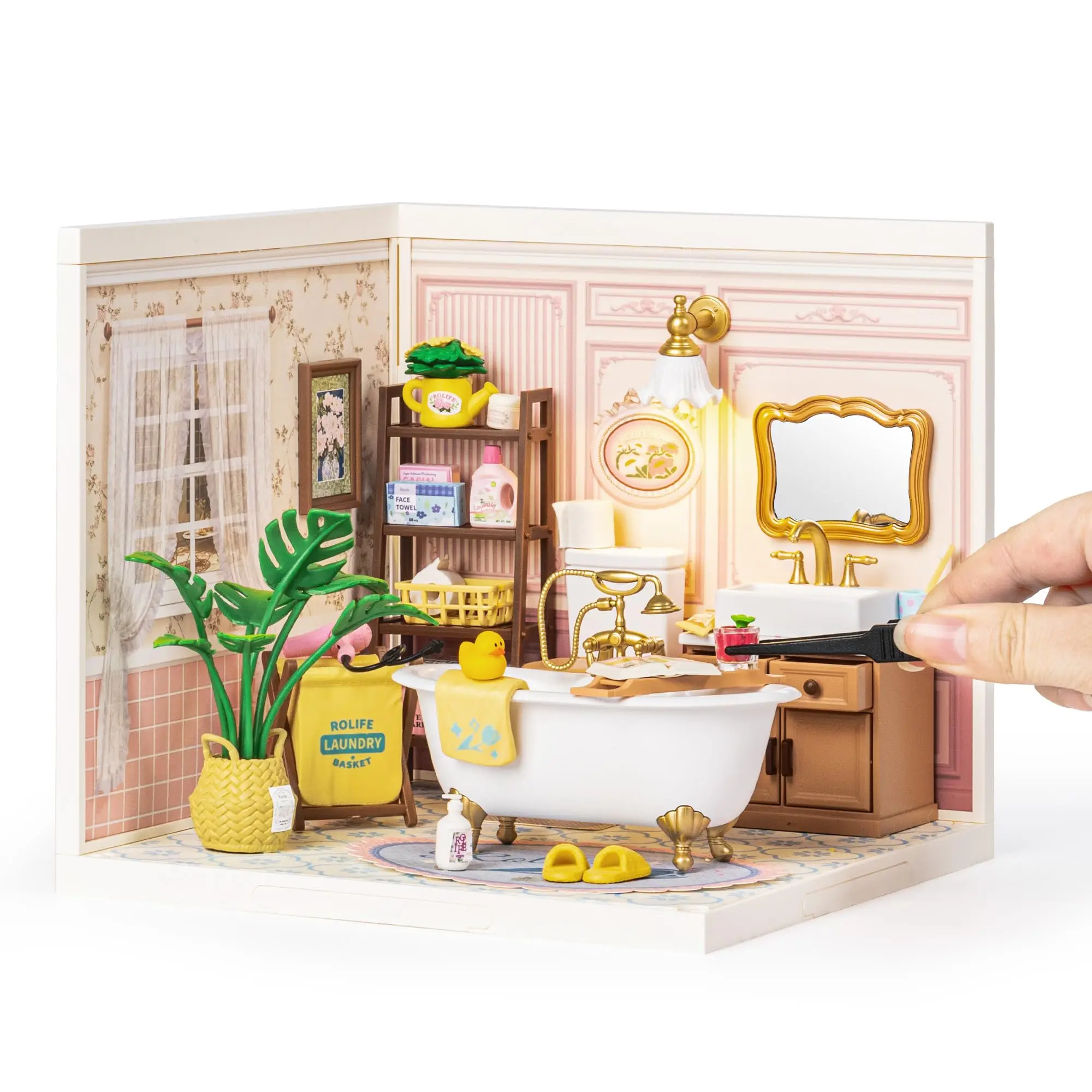 Kit Para Montar Mini Casa, Kit Para Construir Modelo De Casa De Bonecas