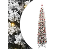 Vidaxl Árvore De Natal Artificial Verde 180 Cm Pvc E Aço E Plástico