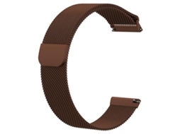 Bracelete de Smartwatch para Fitbit Versa 2 / Fitbit Versa / Fitbit Versa Lite Milanese Watch Band Tamanho Grande: 2 3X25 8Cm Café VENISYMLIS
