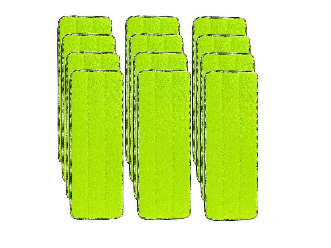 Panos De Microfibra De Reposição Para Esfregão Rinse 'n Wring System, Laváveis E Reutilizáveis - Pacote Com 12 Unidades
