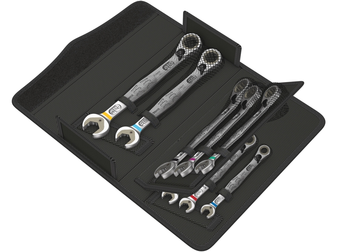 Conjunto De Chaves Combinadas Hexagonais Com Catraca 6001 Joker Switch 8 Imperial Set 1 WERA 05020093001