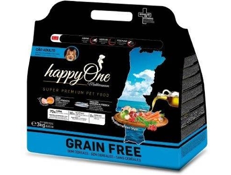 Ração para Cães  Mediterraneum (3Kg - Seca - Adulto - Sabor: Sardinha)