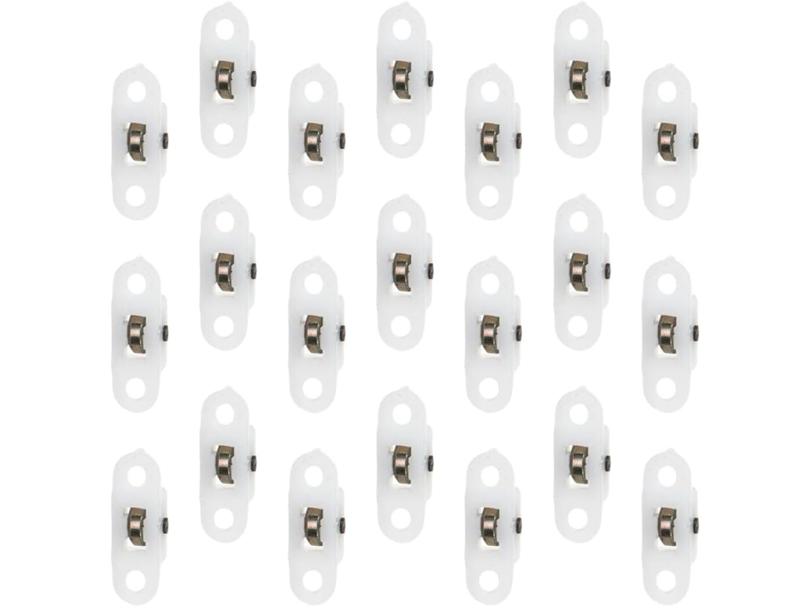 Conjunto De 20 Polias Pequenas Nylon E Pp Para Portas Correr, Ideais J
