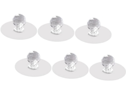 Besportble Conjunto De 6-puxadores Invisíveis Para Portas Armário, Sem Furos, Puxadores Decorativos Para Guarda Roupa E