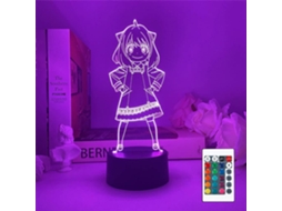 2026 lâmpada Led de Noite 3d Anime, Luz Noturna com 7 Cores Usb, Presente para Crianças e Fãs