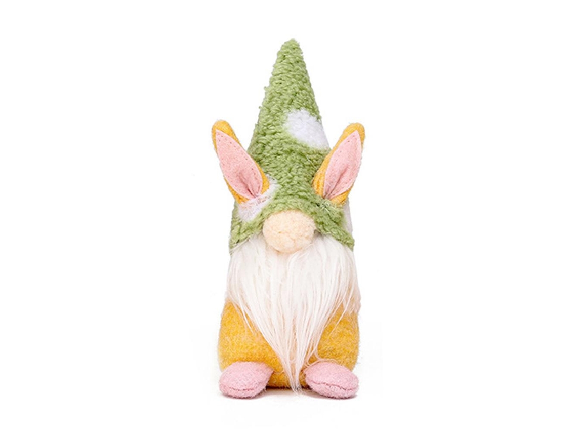Boneco Coelho Anão Sem Rosto Decoração Páscoa Presente