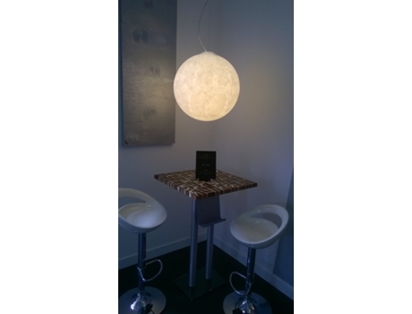 Candeeiro Suspenso LUNA 25 Branco