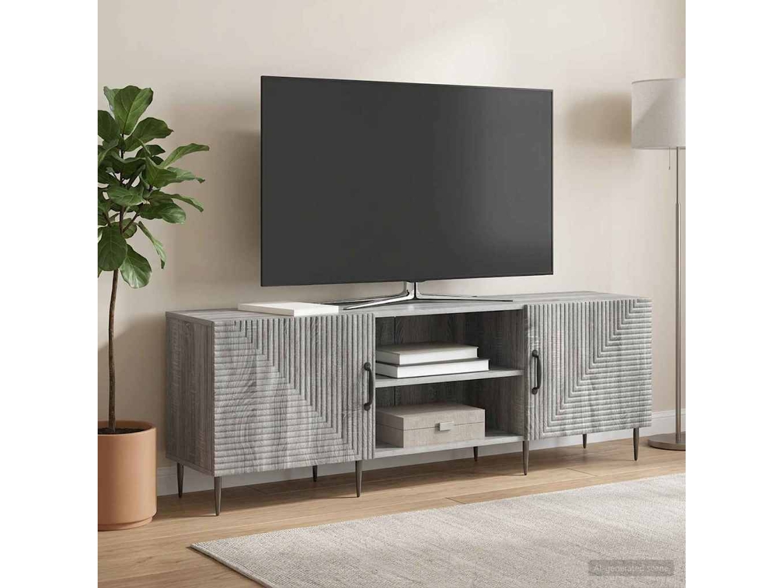 Vidaxl Gabinete Para Tv Sonoma Cinzento 150 X 31 X 50 Cm