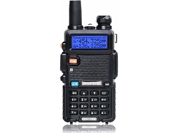 Rádio Walkie Talkie Vhf Uv5 Fm Com Rádio De Banda Dupla Brilvibera (1 Unidade)