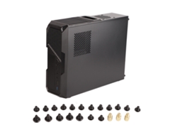Caso Mini Itx Layout Exquisito Porta De Periférico Multifuncional Caso De Pc Mini Conveniente Para Game E Escritório