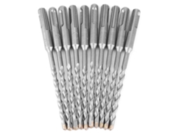 Kit De 10 Brocas Para Martelo Elétrico Sds-plus Para Concreto Com Cabo Redondo 6*150mm