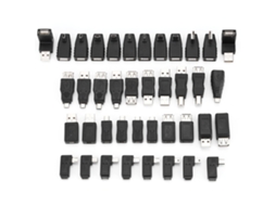 Pacote De 40 Adaptadores Usb2.0 Ângulos Conversores Macho/fêmea Mini/micro/type-b