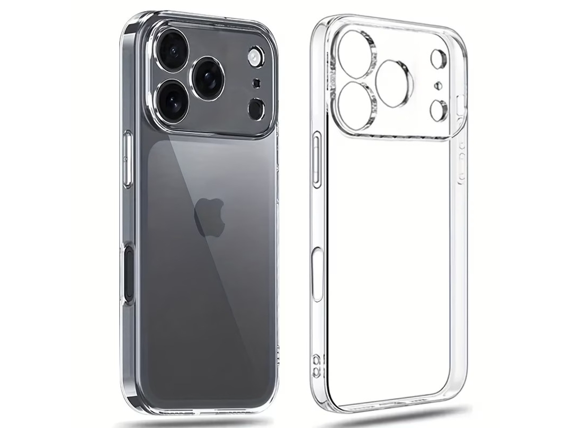 Capa Transparente Iphone 18 Pro Protecao Total Camara Anti Quedas