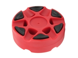 Disco de Hóquei de Plástico Vermelho S/MARCA