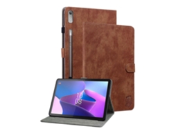 Capa De Couro Com Estampa De Tigre Para Tablet Lenovo Tab P12