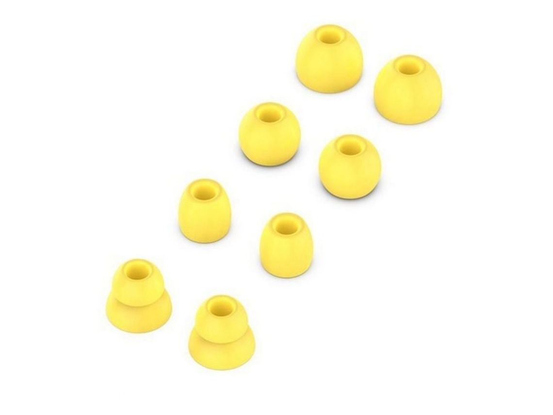 Auricular Zruxe Para Beats Powerbeats, Beatsx, Urbeats, Tour, Flex (4 Pares De Pontas, Amarelo)