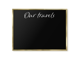 Magnetic Wall Board Our Travels For The Office Espelharte (80x60 Cm)