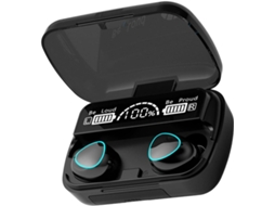 Fones De Para Sem Fio, Mini, À Prova Ipx7, Com Usb, Na Cor Preta