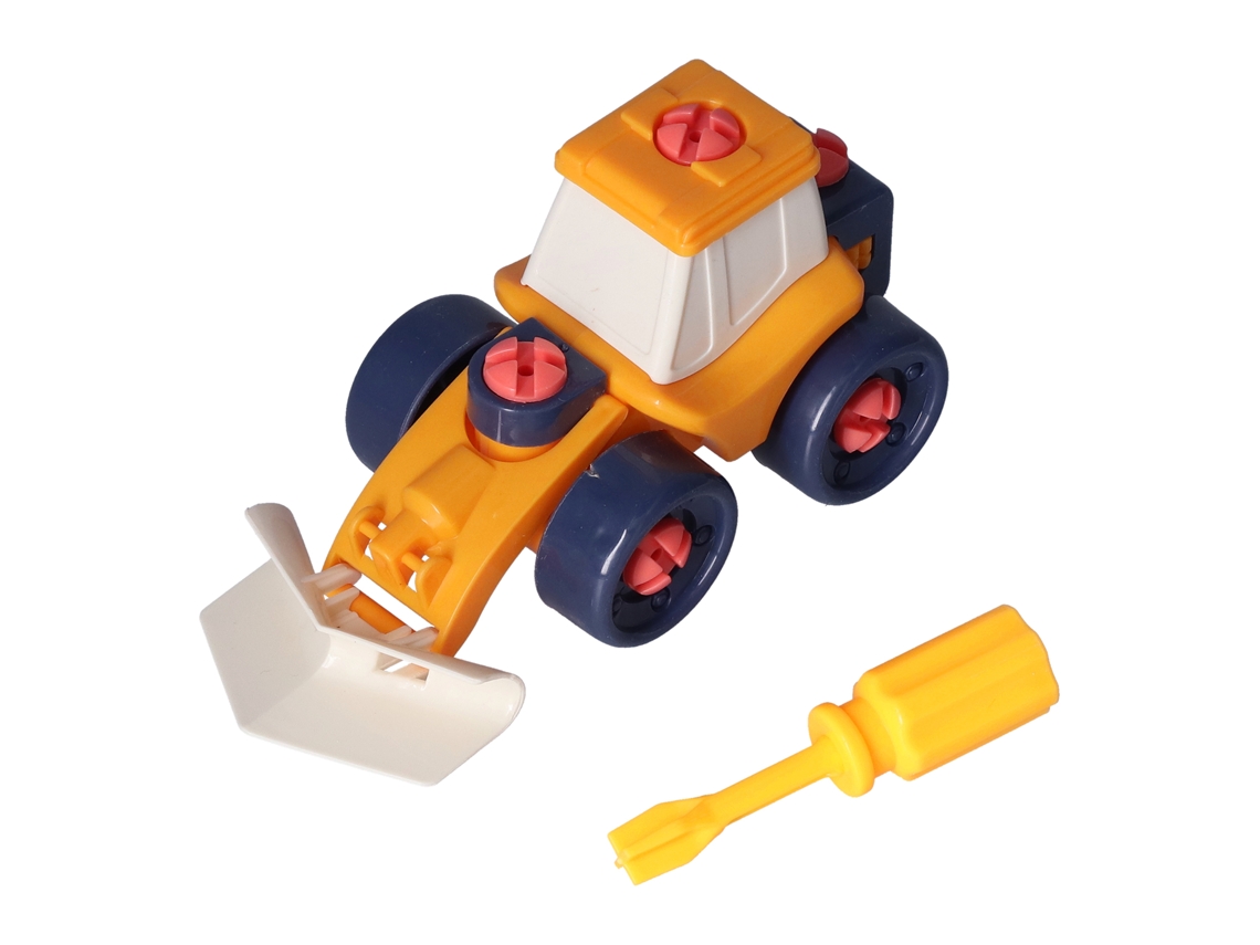 Mali brinquedo de Empilhadeira Transformador de Montagem Veículo de Engenharia Inercial 3+ Anos
