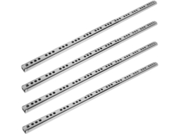 Conjunto De 4 Pares Corrediças Gaveta Com Fechamento Suave, Extensão Total De 40, 6cm 16 Polegadas, Em Aço