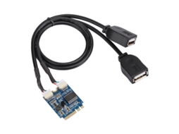 Placa De Expansão (m.2 Ngff Para Interface Usb 2.0 De Duas Portas, Suportando Key A-e)
