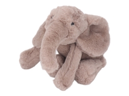 Peluche De Elefante Bonito Suave Almohada De Algodón Pp Para Regalo Sala Dormitorio Gris