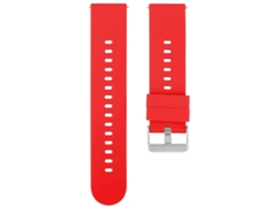 Pulseira De Silicone Para Relógio Com Fivela De Aço De Cor Sólida