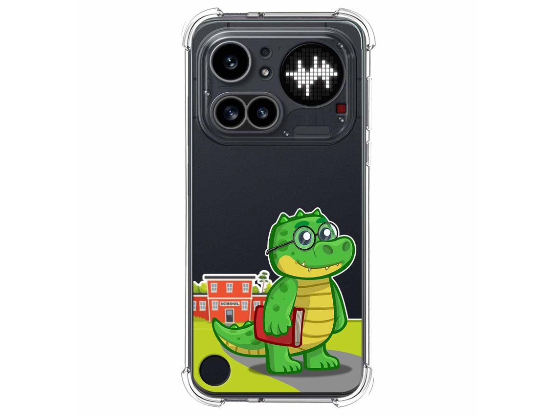 Capa Tumundosmartphone Transparente De Silicone À Prova De Choque Para Nothing Phone 4a Pro 5g Com Estampa De Coco