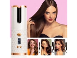 Modelador de Cabelo Automático Sem Fio Branco Alta Durabilidade | YANYXR
