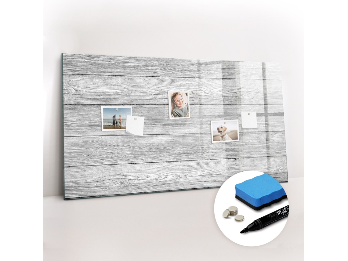 Quadro Magnético Decorativo Painéis De Madeira Para O Quarto Das Crianças Espelharte (120x60 Cm)
