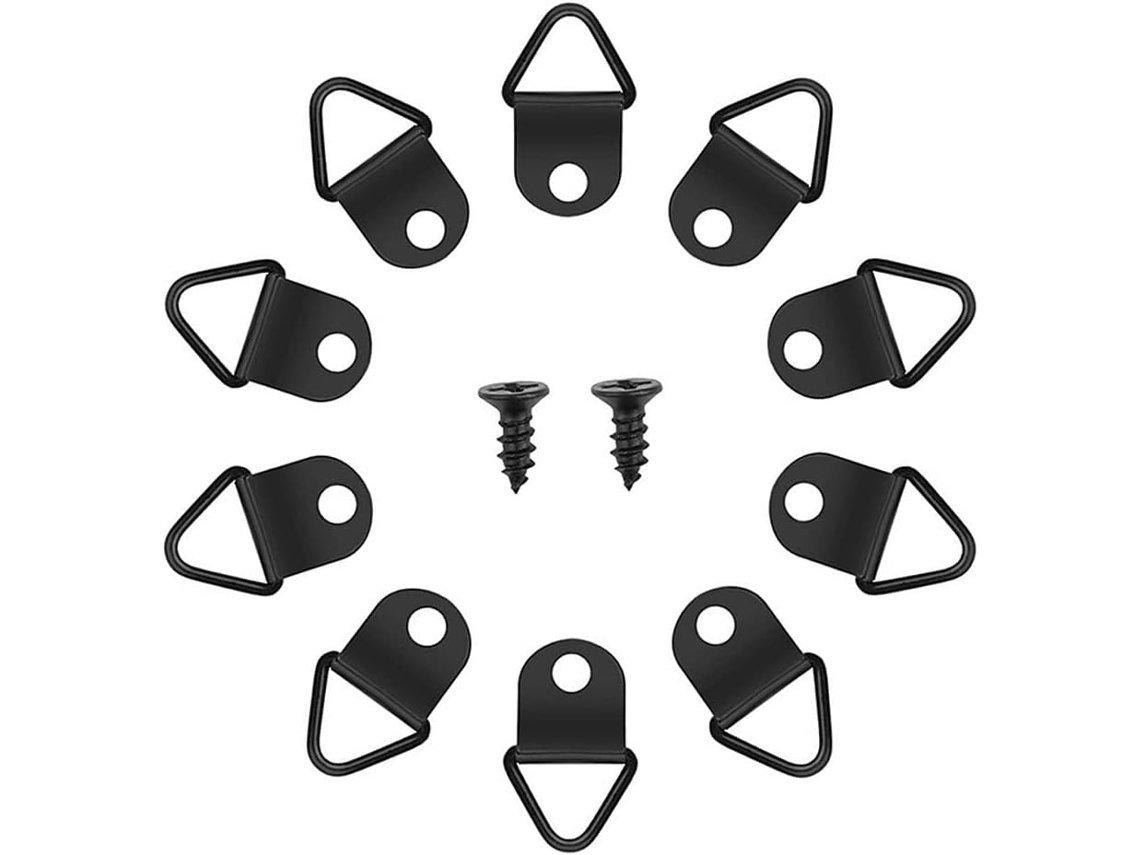 Conjunto De 50 Ganchos Para Quadros Sem Necessidade Furar. Anéis Metal. -aquaforge