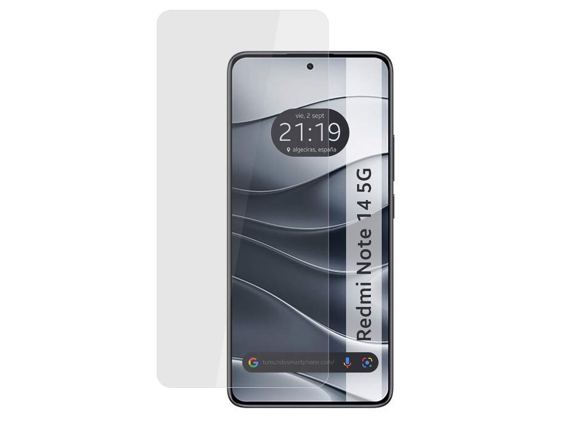 Película De Ecrã Protetora Para Xiaomi Redmi Note 14 5g Tumundosmartphone Vidro Temperado Transparente