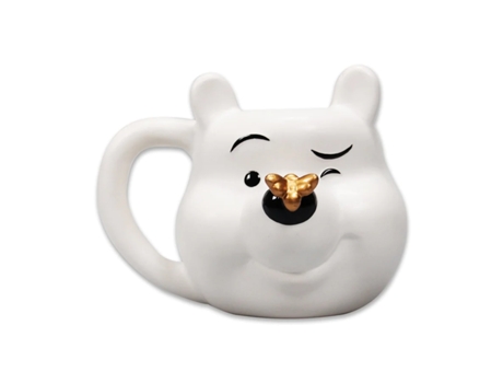 Caneca 3D HMB Um Ursinho Chamado Pooh 500 ml Branco