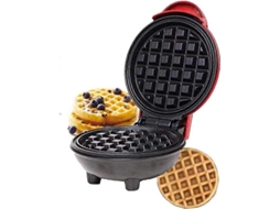 Mini Máquina De Waffles, Mini Grill Elétrico Portátil Redondo, Ideal Para Waffles Individuais, Paninis