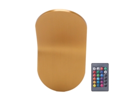 Aplique Led De Parede, Luz Quente Rgb, Alumínio, Controle Remoto, Arandelas Modernas Para Quarto E Escritório