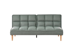 Sofá-cama BELIANI Siljan de Tecido Verde Claro 177x80x80
