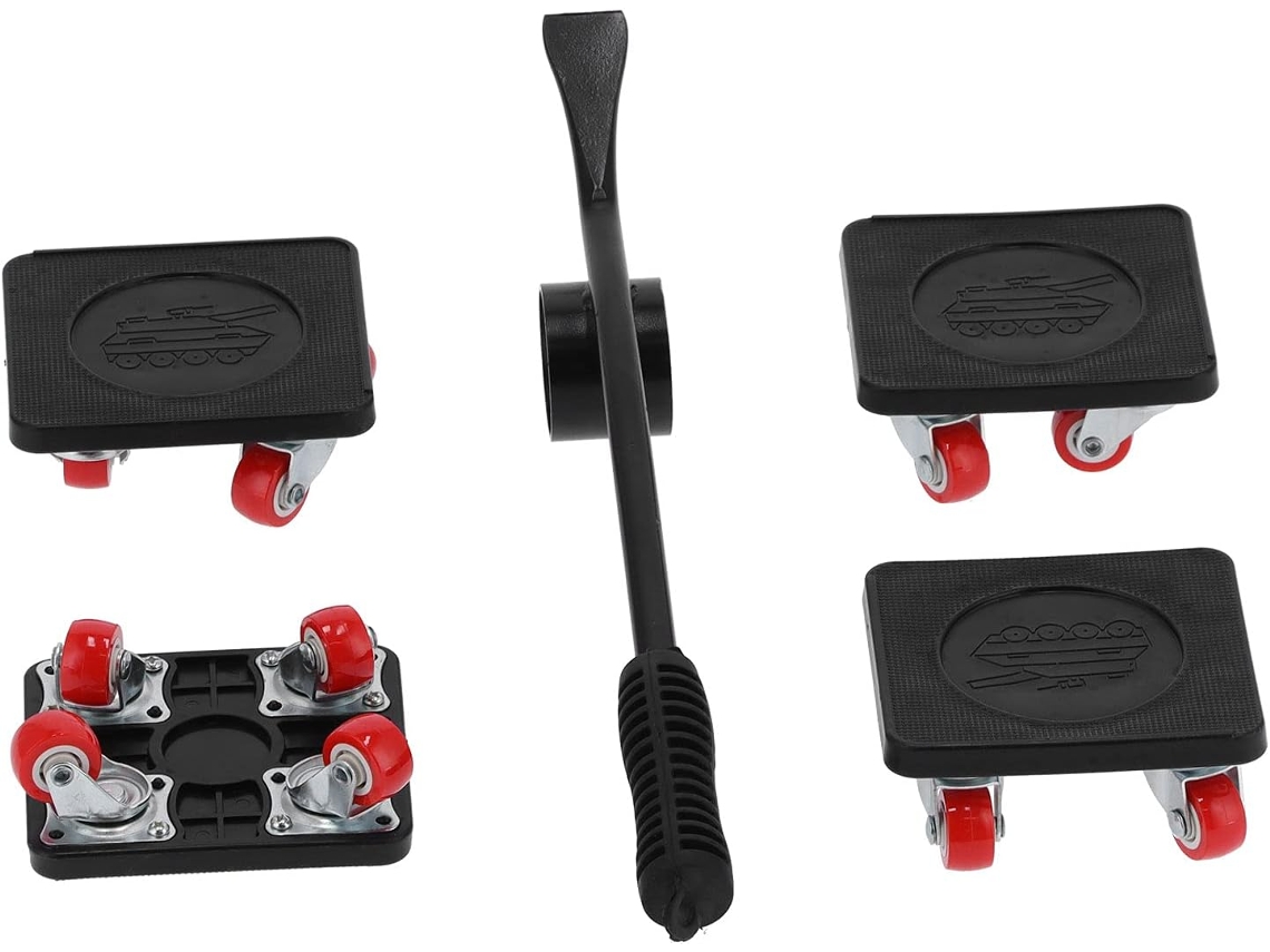 Conjunto De Ferramentas Para Movimentação Móveis E Objetos Pesados, Com Cabo Ergonômico, Estrutura Robusta Em Ferro E