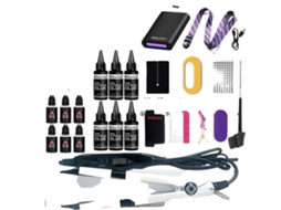 Kit De Extensões De Cabelo, Ferramentas Profissionais, Materiais Não Tóxicos, Conjunto De Luz Uv Nº 3