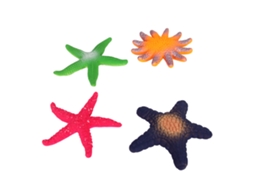 Mali 4pcs Brinquedo Animal Marinho Cresce na Água Eva Expandido Alivio Estresse