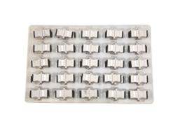 Yuru 50pcs Flange de Fibra Scsc Simplex Metal Coupler Adaptador Conector Óptico Industrial